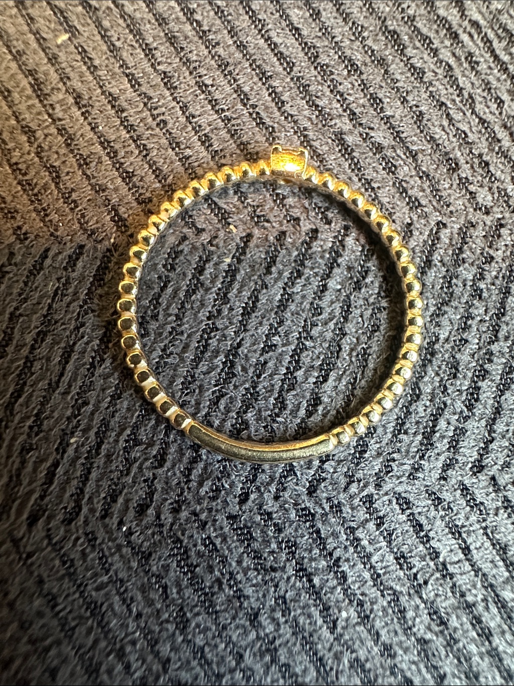 Mejuri Beaded Diamond 14k Gold Beaded Gold Ring